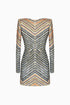 Inlaid Jacket Dress